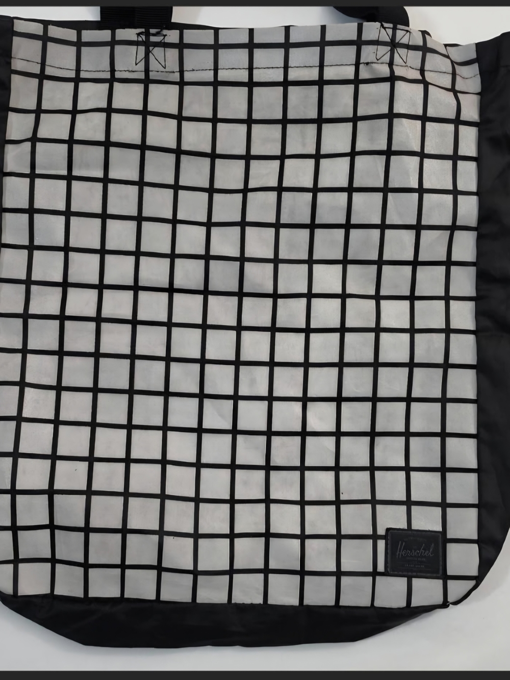 Herschel Supply Company Black & White Grid Tote Bag